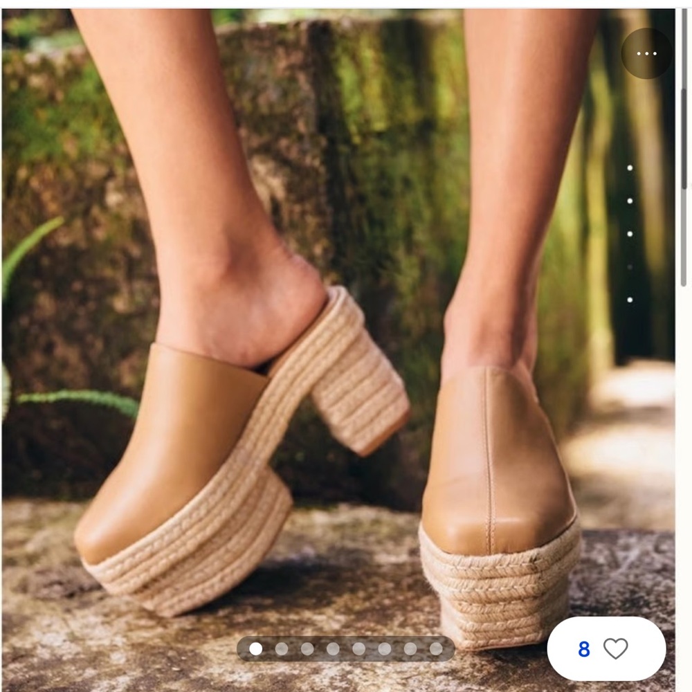 Cult Gaia Leah Clog Camel 9 US